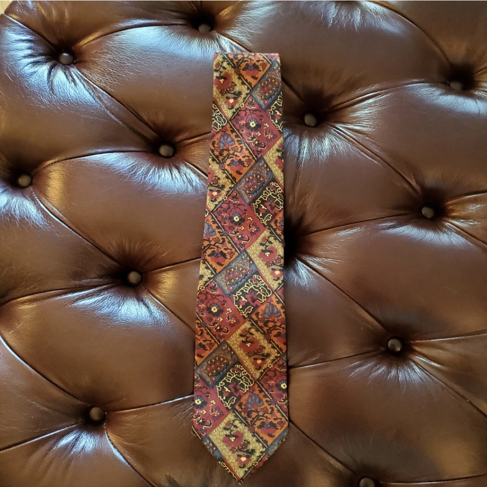 Vintage Men's multicolored Silk Tie